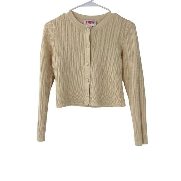 Solid & Striped The Mila Cardigan Sz M - Picture 2 of 7